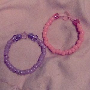 Star and heart Friendship bracelets